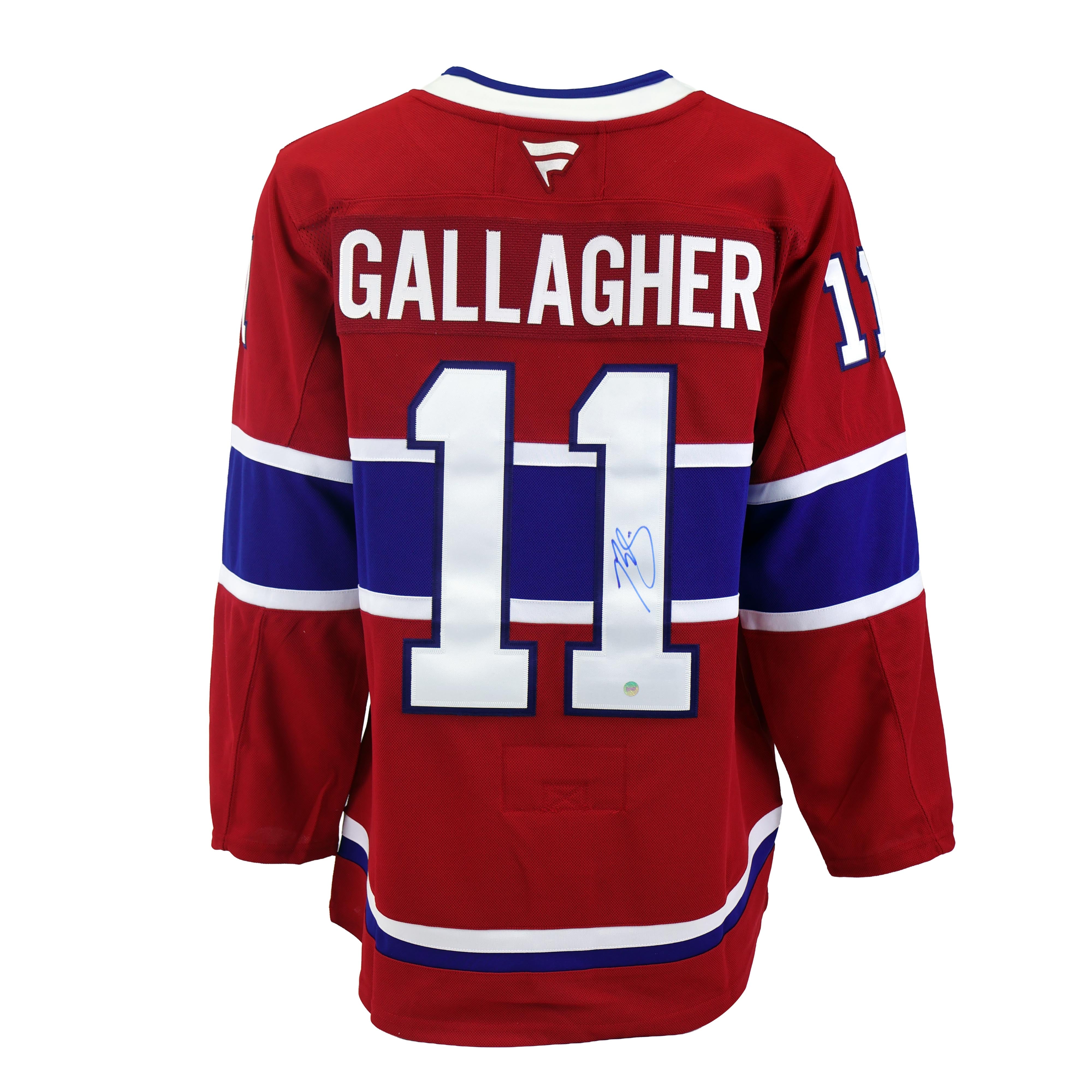 Brendan Gallagher Signed Jersey Montreal Canadiens Red Fanatics