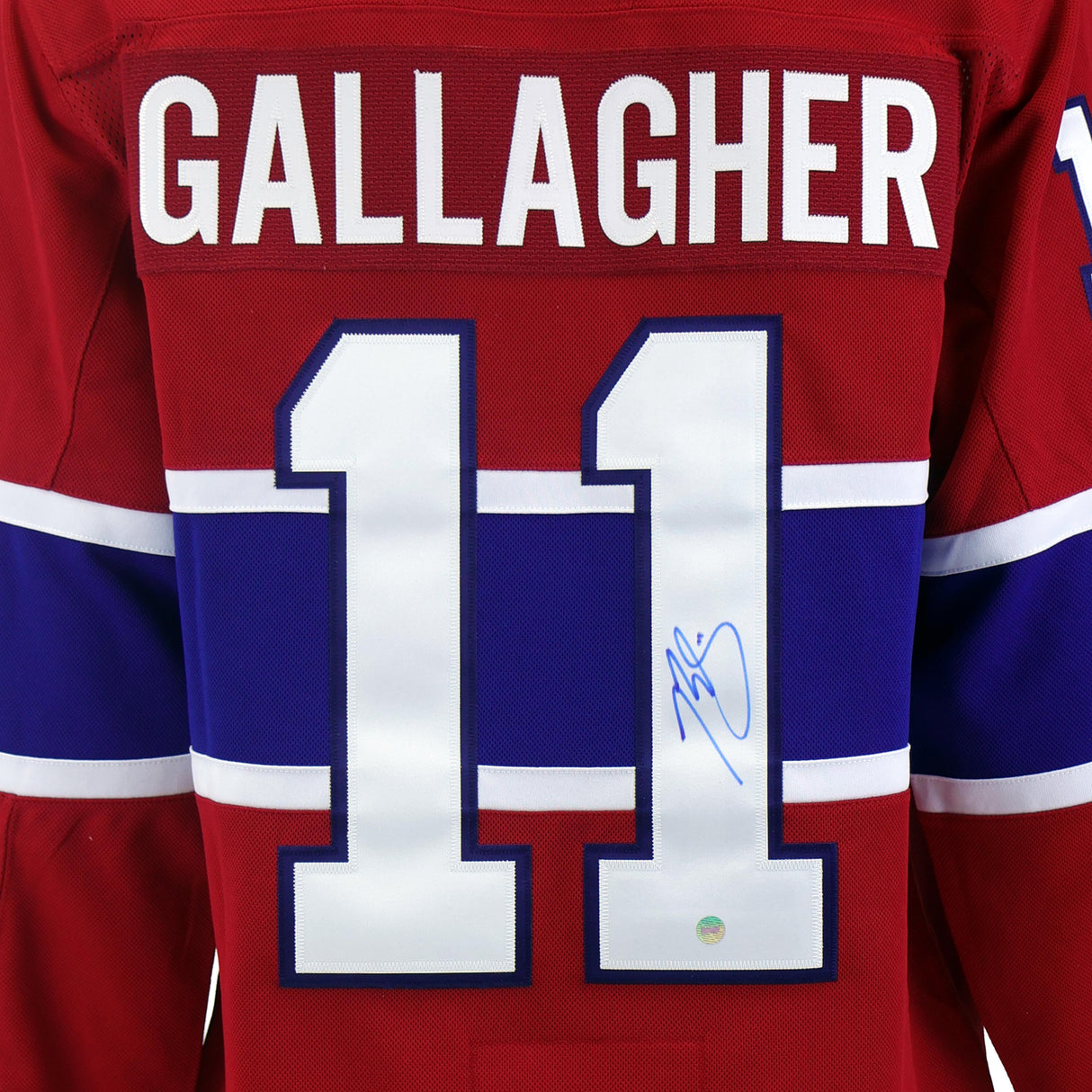 Brendan Gallagher Signed Jersey Montreal Canadiens Red Fanatics Premium