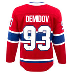 Ivan Demidov Signed Jersey Montreal Canadiens Red Fanatics Premium