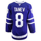Chris Tanev Signed Jersey Toronto Maple Leafs Blue Fanatics Premium - AUCTION