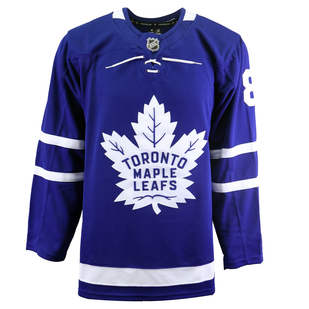 Chris Tanev Signed Jersey Toronto Maple Leafs Blue Fanatics Premium - AUCTION