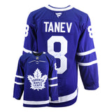 Chris Tanev Signed Jersey Toronto Maple Leafs Blue Fanatics Premium - AUCTION