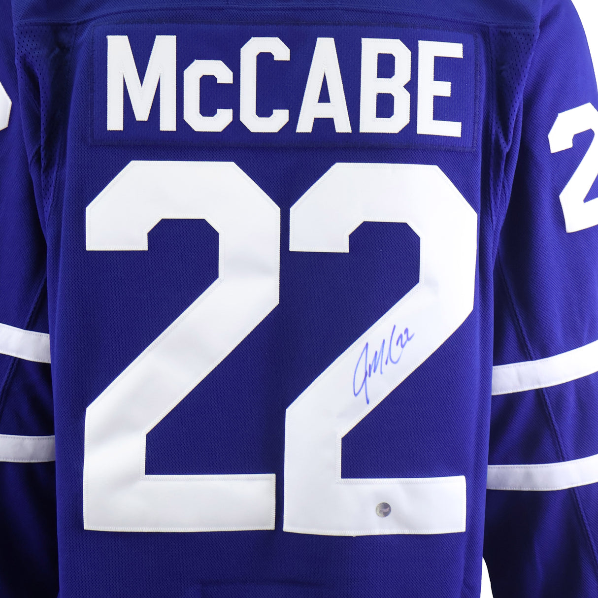 Jake McCabe Signed Jersey Toronto Maple Leafs Blue Fanatics Premium - AUCTION