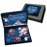 Alexander Ovechkin Washington Capitals Signed 895th Goal Red Hockey Puck in a Deluxe Case- Limited Edition of 895 - AUCTION