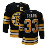 Zdeno Chara Signed Jersey Bruins Black Fanatics Premium - AUCTION