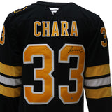 Zdeno Chara Signed Jersey Bruins Black Fanatics Premium - AUCTION