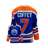 Paul Coffey Signed Edmonton Oilers Replica Fanatics Vintage Blue Jersey - AUCTION