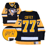 Paul Coffey Signed Pittsburgh Penguins Fanatics Vintage Black Jersey - AUCTION