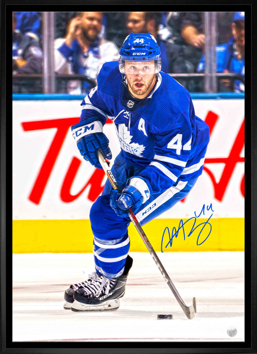 Morgan Rielly Toronto Maple Leafs Signed Framed 20x29 Skating Canvas