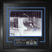 Bobby Baun Toronto Maple Leafs Signed Framed 16x20 Battling Behind Net Black and White Photo - Frameworth Sports Canada 