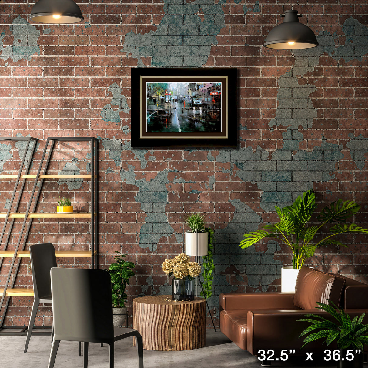 Montreal Rain Framed Print – Lifestyle – Frameworth