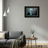 Montreal Rain Framed Print – Detail – Frameworth