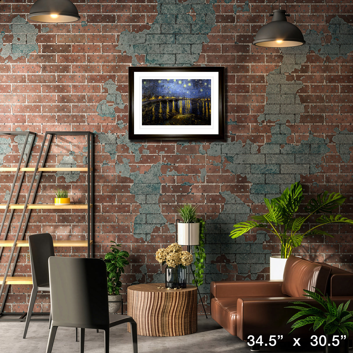 Over the Rhone (Starry Night) Framed Print by Vincent van Gogh – Lifestyle – Frameworth