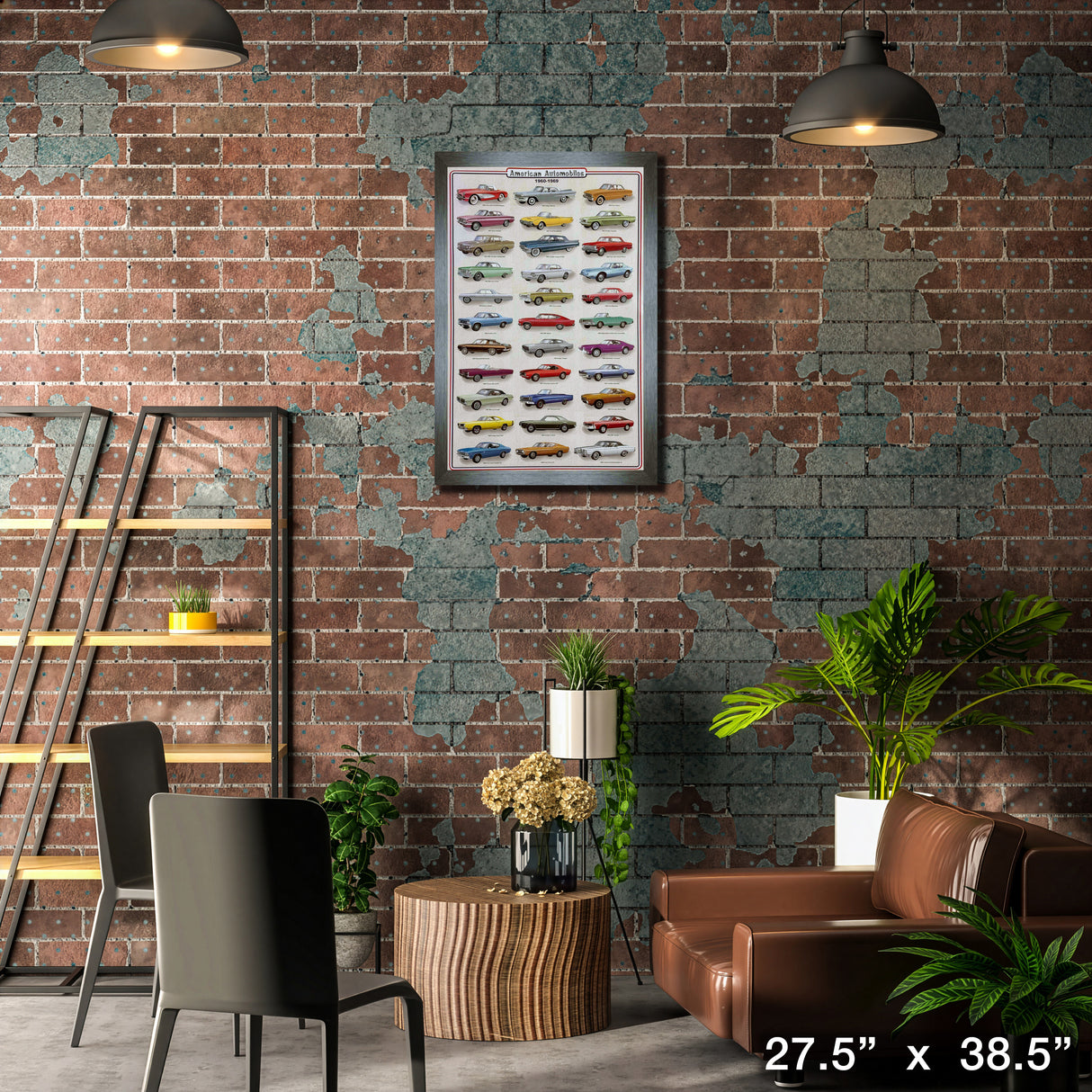 American Automobiles Framed PhotoGlass Print – Lifestyle – Frameworth