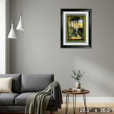 Stained Glass Framed Print – Detail – Frameworth