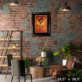 Red Leaves Framed Print – Lifestyle – Frameworth