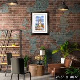 Lighthouse Framed Print – Lifestyle – Frameworth