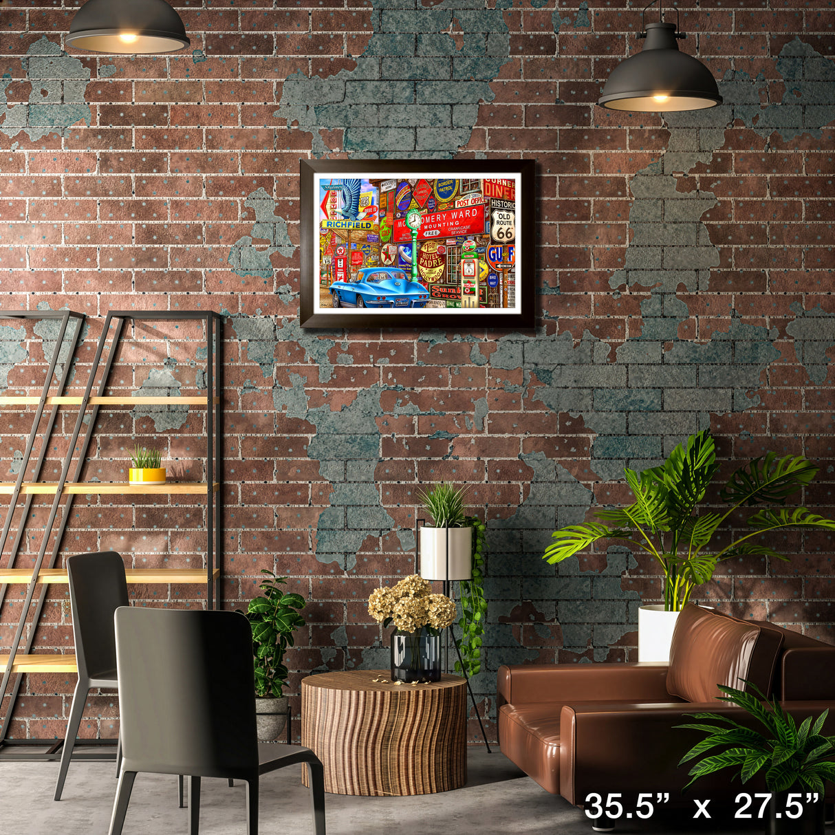Along Route 66 Framed Michael Fishel Print – Lifestyle – Frameworth