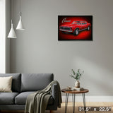 Camaro 20x29 Framed Canvas by Michael Fishel – Detail – Frameworth