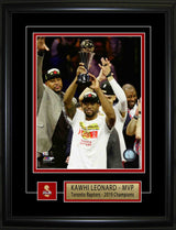 Kawhi Leonard Toronto Raptors Framed 8x10 Lifting 2019 Playoff MVP Photo