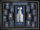 NHL Trophies Framed Print Hockey's Greatest Treasures