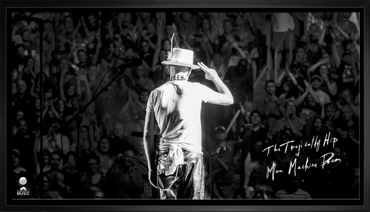 The Tragically Hip Framed Gord Salute Mini Canvas