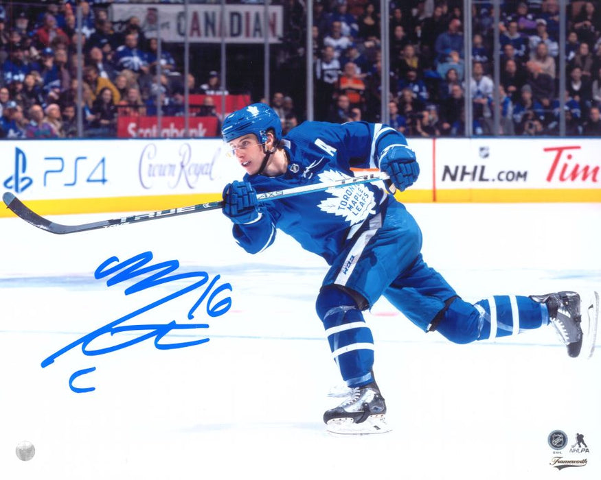Mitch Marner Toronto Maple Leafs Signed 8x10 Slapshot Photo