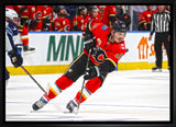 Matthew Tkachuk Calgary Flames Framed 20x29 Skating Canvas - Frameworth Sports Canada 