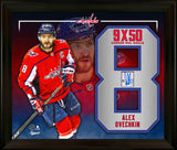 Alex Ovechkin Washington Capitals Signed PhotoGlass Fram with Embedded Signature - AUCTION