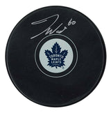 Joseph Woll Signed Puck Penguins Autograph Series Maple Leafs - AUCTION