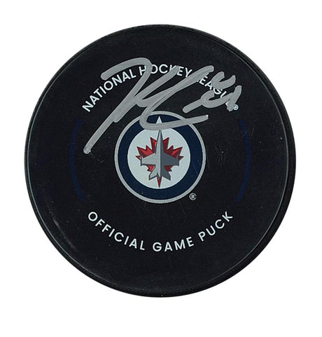 Kyle Connor Signed Official Hockey Puck Winnipeg Jets - AUCTION