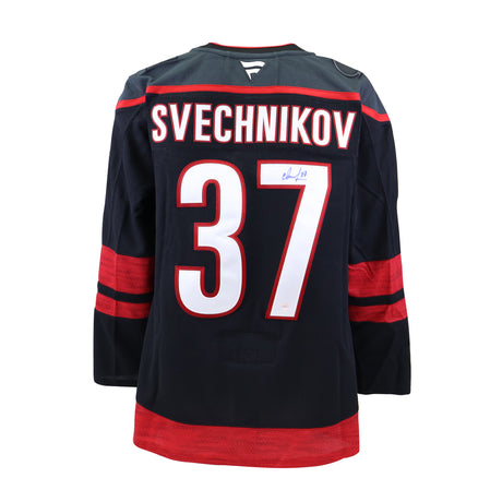 Andrei Svechnikov Signed Carolina Hurricanes Fanatics Premium Home Jersey - AUCTION