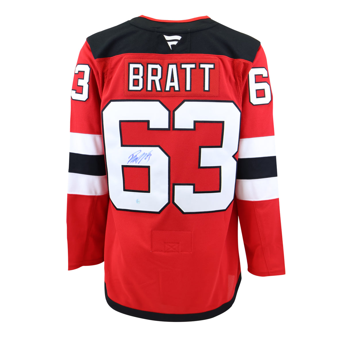 Jesper Bratt Signed New Jersey Devils Fanatics Premium Home Jersey - AUCTION