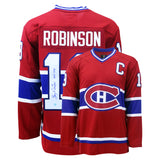 Larry Robinson Signed Montreal Canadiens Fanatics Vintage Jersey Insc "HOF 1995"
