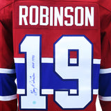Larry Robinson Signed Montreal Canadiens Fanatics Vintage Jersey Insc "HOF 1995"