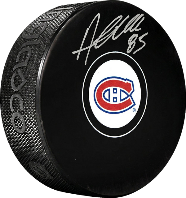 Alexandre Texier Signed Montreal Canadiens Puck