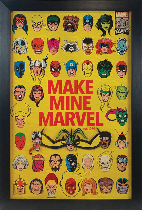 Make Mine Marvel Framed Print