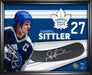 Darryl Sittler Signed PhotoGlass Framed Toronto Maple Leafs Stickblade - Frameworth Sports Canada 
