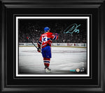 Ivan Demidov Signed 16x20 Print Framed Montreal Canadiens Goal Celebration Spotlight (Limited Edition of 25)