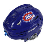 Lane Hutson signed Montreal Canadiens blue Bauer Re-Akt 155 helmet inscribed 2022 NHL Draft - view 3