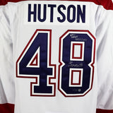 Lane Hutson Signed Montreal Canadiens Away Fanatics Premium Jersey insc."NHL Debut 04/15/2024" (Limited Edition of 25) - AUCTION