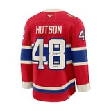 Lane Hutson signed Montreal Canadiens 2026 Heritage Classic jersey, illustrative mock-up