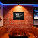 Vinyl Album Frame with Black Background – View 4 – Frameworth