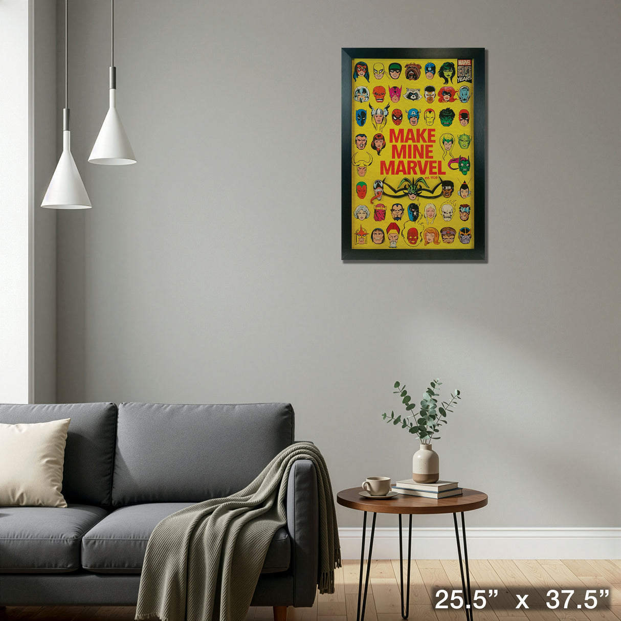 Make Mine Marvel Framed Print – Detail – Frameworth