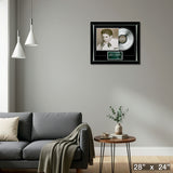 Elvis Presley Concert Cover Framed with Silver Vinyl – Detail – Frameworth