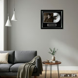 Notorious BIG Life After Death Music Cover Framed with Silver Vinyl – Detail – Frameworth