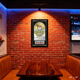 Green Day Dookie Music Cover Framed with Gold Vinyl – View 4 – Frameworth