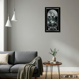 Metallica Live Music Cover Framed with Silver Vinyl – Detail – Frameworth