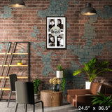 Beatles Framed Black and White Close-Ups With Platinum LP – Lifestyle – Frameworth