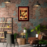 Led Zeppelin Framed Parchment With Gold LP – Lifestyle – Frameworth